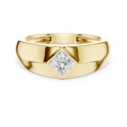 Aurelius Square-Cut Diamond Statement Band
