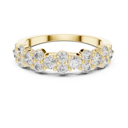 Aurora Diamond Cluster Anniversary Ring