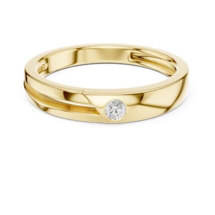 Caspian Radiance Diamond Wedding Band