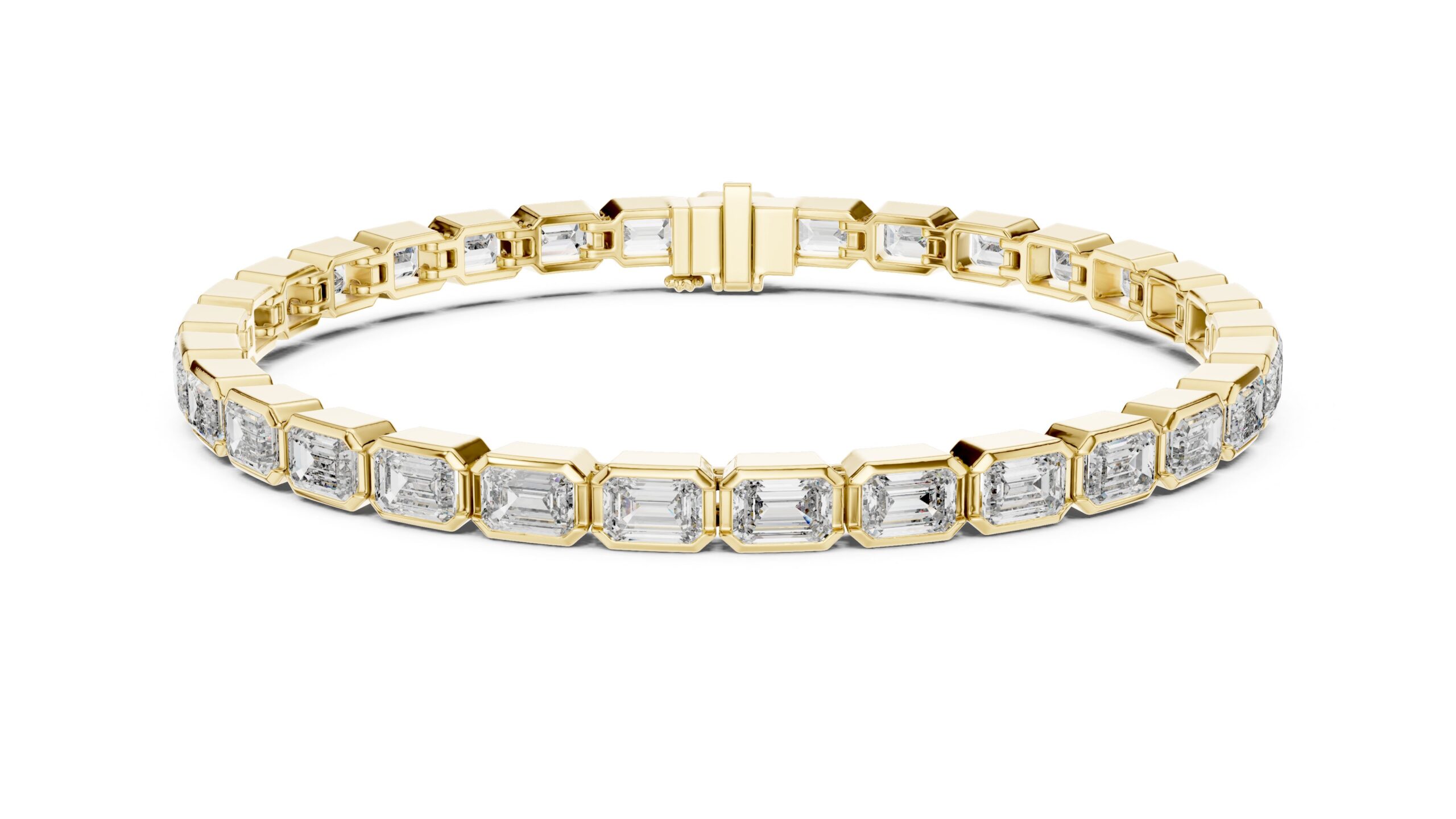 Emerald_Cut_Bezel-Set_Bracelet_Yellow_4