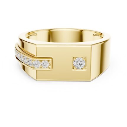 Imperial Channel-Set Diamond Men's Ring