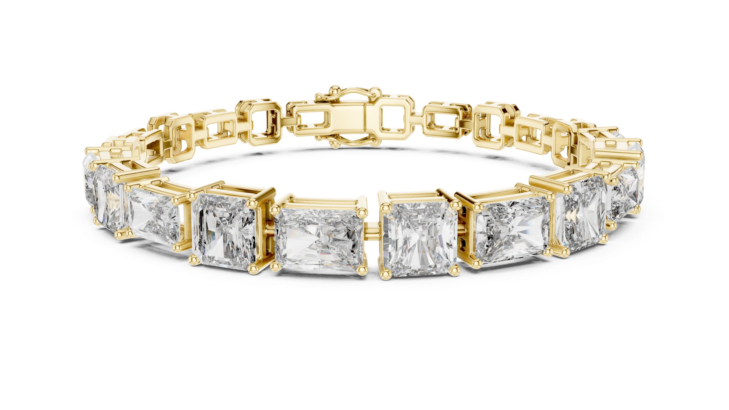 Prestige_Mixed-Cut_Tennis_Bracelet_Yellow_4