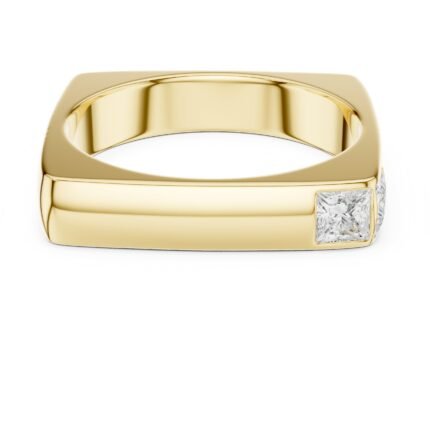 Regal Edge Diamond Men Ring