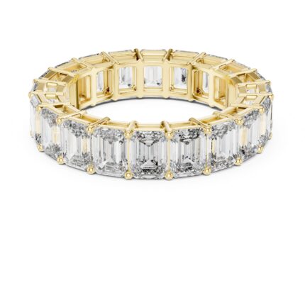 Regalia Emerald Eternity Diamond Band