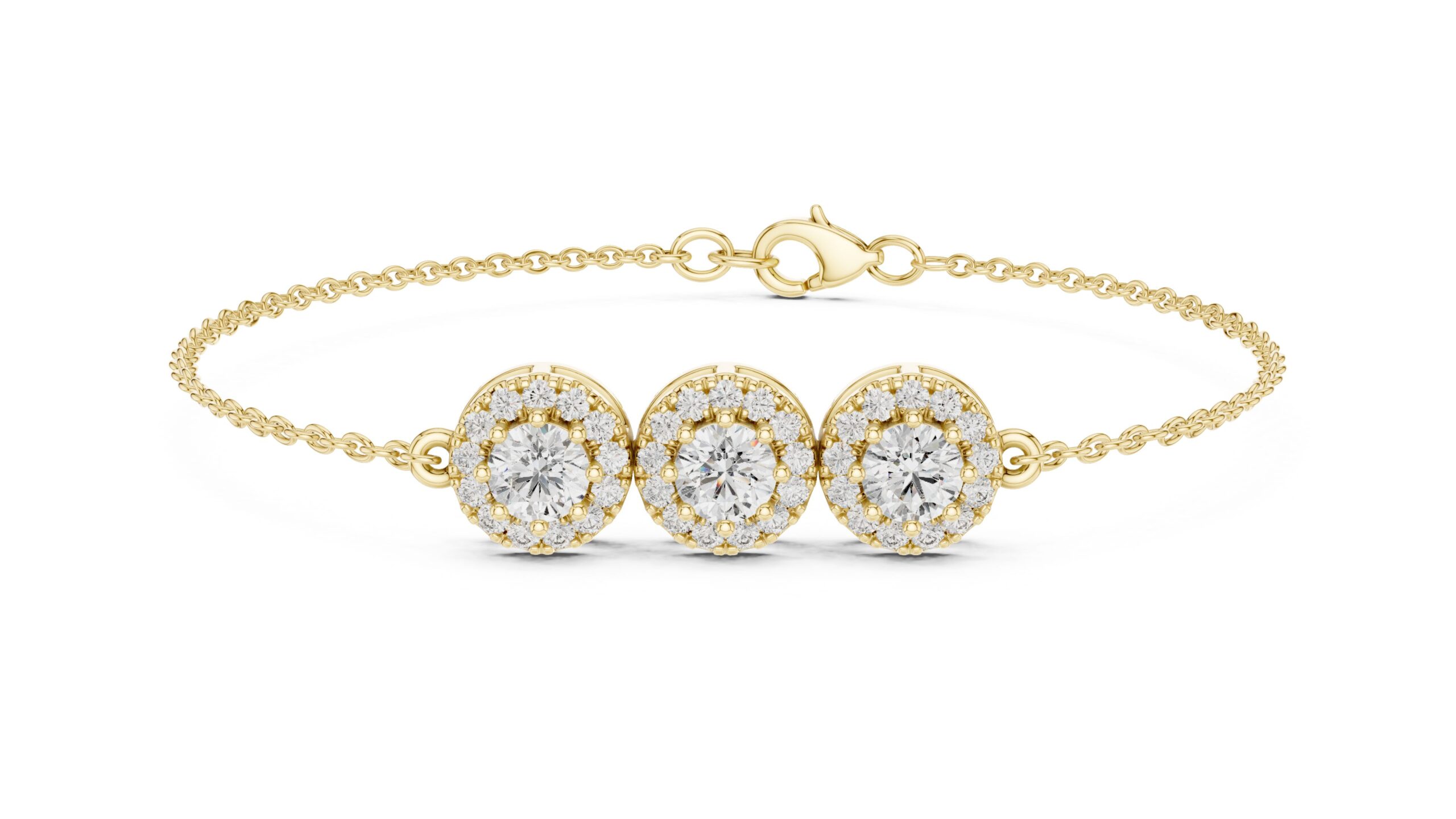 Trinity_Halo_Diamond_Bracelet_Yellow_4