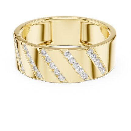 Valenor Diamond Chevron Wedding Band