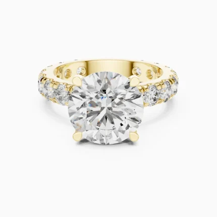 Majestic Eternity Round Lab Diamond Engagement Ring – 4.70 CTW